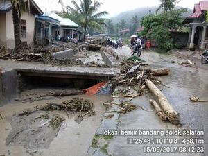 Banjir Bandang di Solok Selatan Sumbar, 138 Rumah Rusak