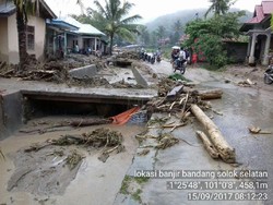 Banjir Bandang di Solok Selatan Sumbar, 138 Rumah Rusak