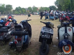 Akhir Pekan Ini, Ribuan Vespa Lawas Kumpul di Yogyakarta