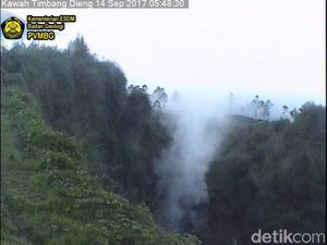 Kawah Timbang Dieng Waspada, Traveler juga Dilarang Mendekat ke Sileri