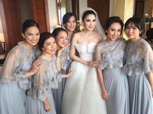 Foto: 10 Inspirasi Gaun Bridesmaid dari Pernikahan Seleb Indonesia