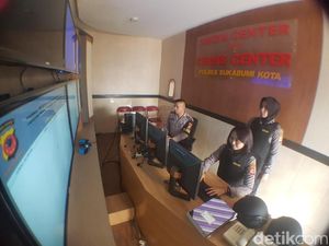 Melihat Ruang Krisis Senter Tombol BISA di Mapolres Sukabumi