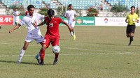 Indonesia berhasil merepotkan Thailand meski bermain dengan 10 orang. Dok. PSSI.