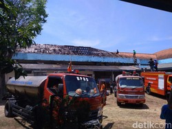 Gedung Kesenian RRI Madiun Terbakar