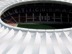 Begini penampakan Wanda Metropolitano dari udara. Cukup keren kan? (Foto: Twitter @Metropolitano)