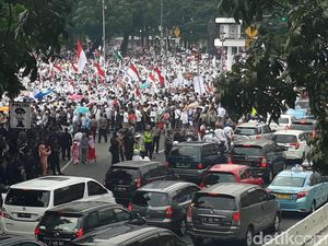 Penampakan Massa Aksi Bela Rohingya