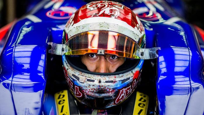 Sean Gelael di Free Practice I GP Singapura (Peter Fox/Getty Images) Sean Gelael di Free Practice I GP Singapura (Peter Fox/Getty Images)