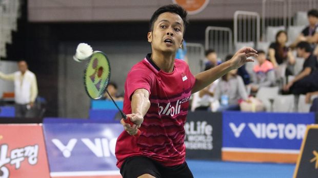 Anthony Sinisuka Ginting menjadi tunggal putra terakhir dari Indonesia yang bertahan di Jepang Terbuka 2018.