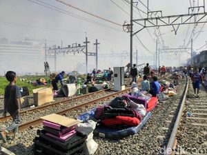 Suasana Lokasi Kebakaran di Belakang Alexis Setelah Padam