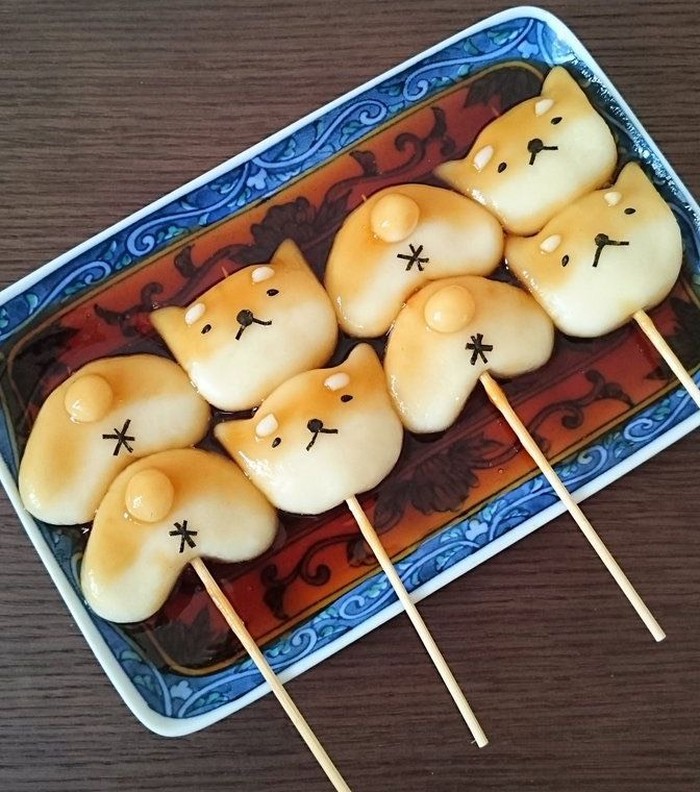 Bikin Gemas Dango Bentuk Anjing Shiba Inu Dan Bokongnya Yang