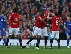 MU Sementara Unggul 1-0 atas Everton