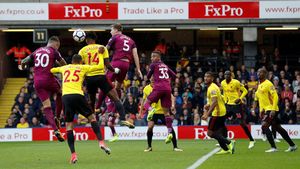 Parade Gol City di Vicarage Road