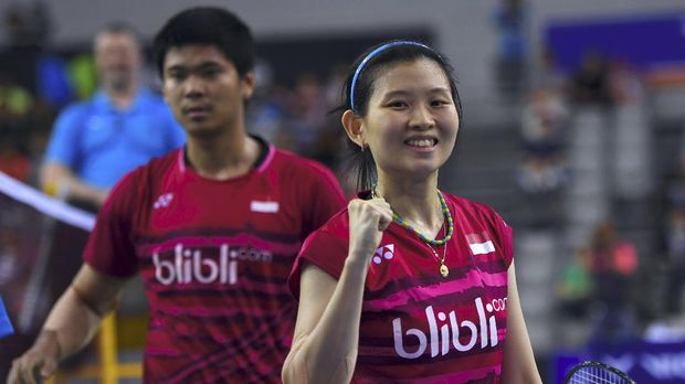 Praveen Jordan/Debby Susanto menembus babak perempat final All England 2018.