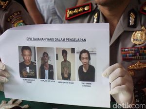 Ini Tampang 4 Tahanan Polres Jakbar yang Masih Buron