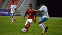 Rendy Juliansyah mengantongi dua gol dari laga ini. Sementara dua gol lainnya merupakan sumbangan dari Amanar Abdillah dan Andre. (dok. PSSI)