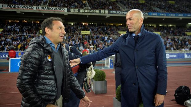 Zinedine Zidane senang Real Madrid menang 3-1 atas Real Sociedad. (
