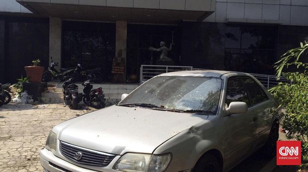 Halaman depan kantor Lembaga Bantuan Hukum, di Jakarta, Minggu (17/9/2017).