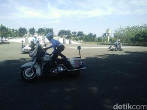 Taklukkan Harley-Davidson, Ini Kesulitan Polwan