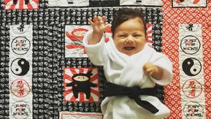 Foto: Ciat! Kecil-kecil Sudah Kenal Karate