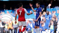 Namun pada akhirnya tak ada gol tercipta di sisa waktu, meski Chelsea kehilangan satu pemain dan Arsenal unggul jumlah pemain di lapangan. (Foto: Eddie Keogh/REUTERS)