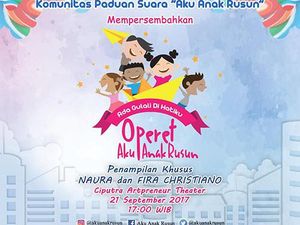 Operet Aku Anak Rusun Digelar 21 September