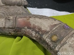 Begini Penampakan Artefak Kepala Naga dari Gunung Lalakon