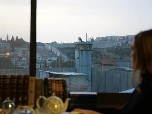 Foto: Hotel dengan Pemandangan Tembok Pemisah Israel dan Palestina Foto: Hotel dengan Pemandangan Tembok Pemisah Israel dan Palestina
