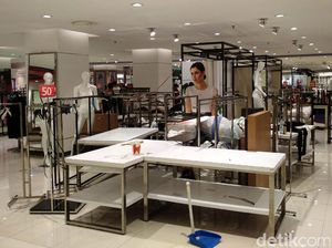 Nyaris Ludes, Begini Suasana Gerai Matahari Pasaraya Blok M