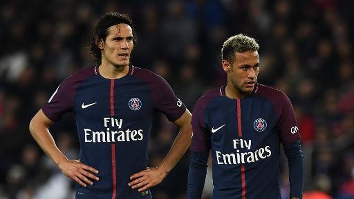 Presiden PSG Nasser Al-Khelaifi membantah kalau hubungan Neymar dan Cavani tidak akur (Foto: FRANCK FIFE/AFP)