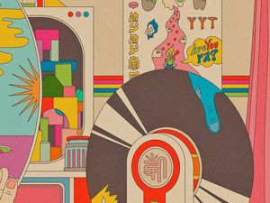 Karya-karya Kendra Ahimsa Terpengaruh oleh Poster Vinyl Karya-karya Kendra Ahimsa Terpengaruh oleh Poster Vinyl