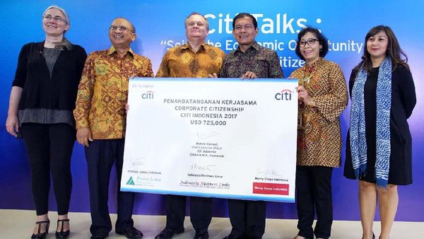 Citi Hibahkan Dana USD 725.000 untuk Pemuda