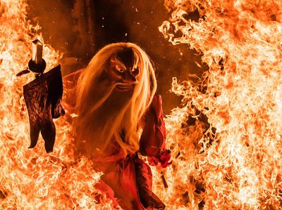 Foto: Debus ala Jepang