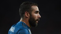 Bek kanan Real Madrid selalu jadi langganan Dani Carvajal. Memang ada Alvaro Odriozola, tapi apakah bisa sebagus Carvajal? (Getty Images)