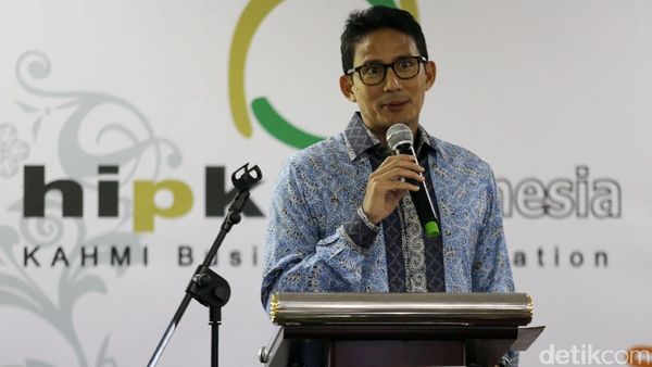 Sandiaga Hadiri Rakernas HIPKA