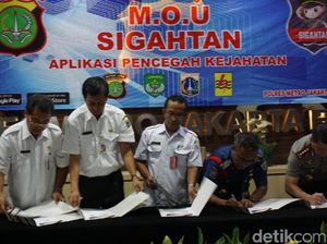 Polres Jakbar Luncurkan Aplikasi Panggil Polisi Sigahtan