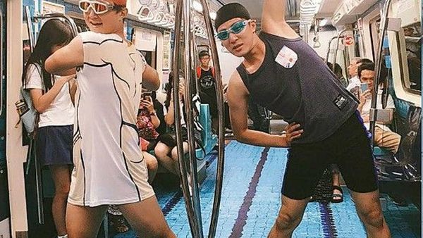Foto: Kereta yang Punya Kolam Renang