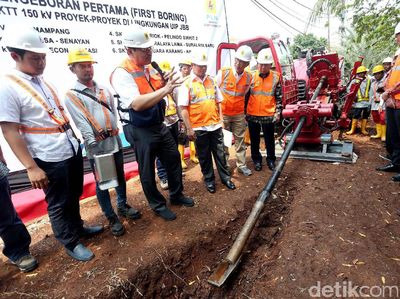 Pengeboran Perdana SKTT 150KV di DKI Jakarta