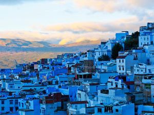 Foto: Kota yang Berwarna Biru Foto: Kota yang Berwarna Biru