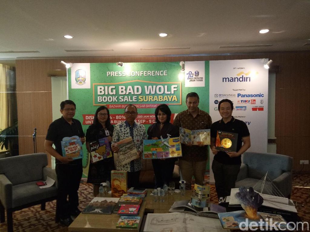Big Bad Wolf Fair Surabaya Sediakan 70 Persen untuk Buku Anak-anak