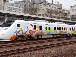 Foto: Gemas! Ini Kereta Hello Kitty