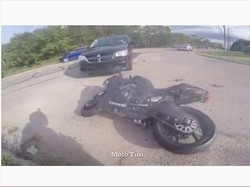 Tantang Polisi dan Terobos Lampu Merah, Pemotor Ini Kena Batunya