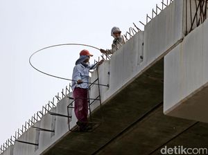 Foto: Pembangunan JLNT Pluit Digeber