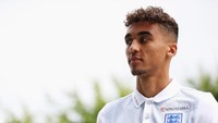 Dominic Calvert-Lewin adalah striker muda Everton. Dia mencetak gol penentu kemenangan timnya dalam laga dengan MFK Ru?omberok di Kualifikasi Liga Europa musim ini. (Matthew Lewis/Getty Images)