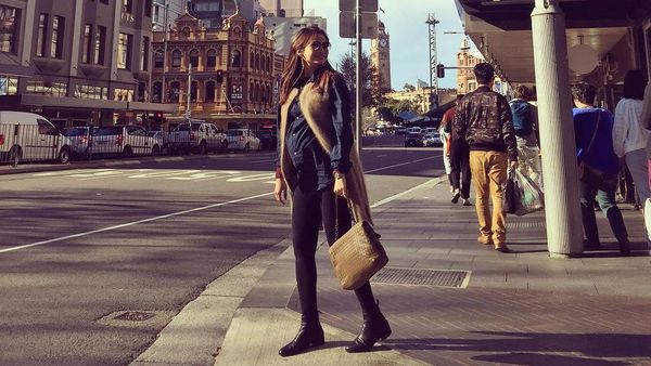 7 Foto #OOTD Stylish Saat Hamil Ala Acha Septriasa
