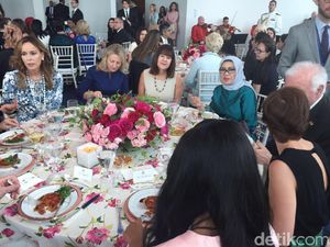 Dampingi JK di Sidang PBB, Mufidah Diajak Melania Trump Makan Siang