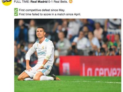 Tumbang di Kandang, Real Madrid Jadi Candaan Netizen