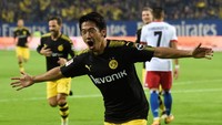 Shinji Kagawa bermain untuk Dortmung pada 2010 sampai 2012. Kemudian memperkuat Manchester United dan kembali lagi ke Dortmund pada 2014. Pada musim 2018/2019, Kagawa sempat dipinjamkan ke Besiktas. (Foto: Fabian Bimmer/ REUTERS)
