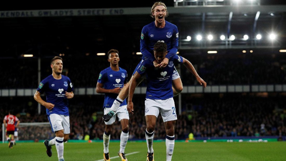 Everton lolos setelah menang 3-0 atas Sunderland (Lee Smith/Action Images via Reuters)
