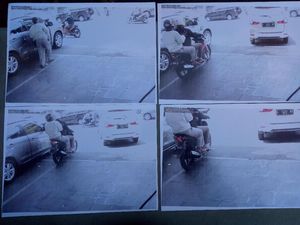 Rekaman CCCTV Perlihatkan Mobil Anak Risma Dibobol Kurang 1 Menit