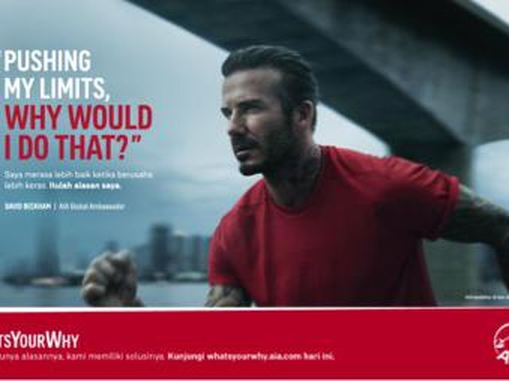Gandeng David Beckham, AIA Luncurkan Kampanye #WhatsYourWhy